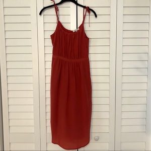 Madewell Silk Midi Dress